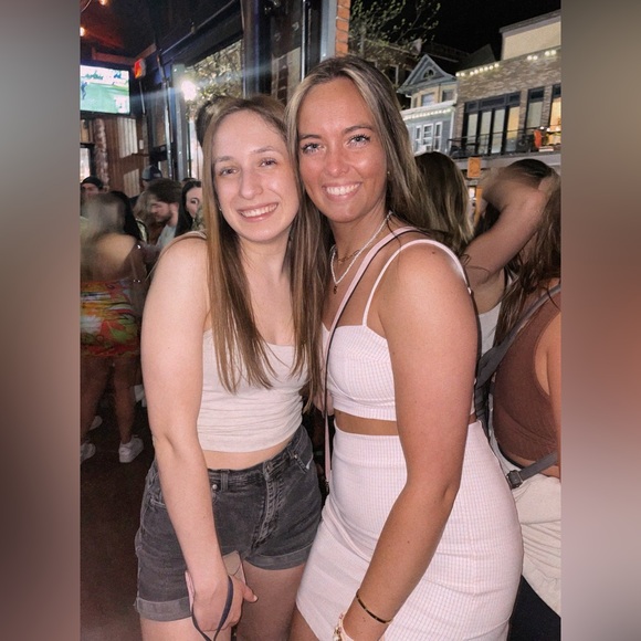 Altar’d State Pink and White Gingham Set 🎀 Top M/Bottom L - Picture 2 of 8